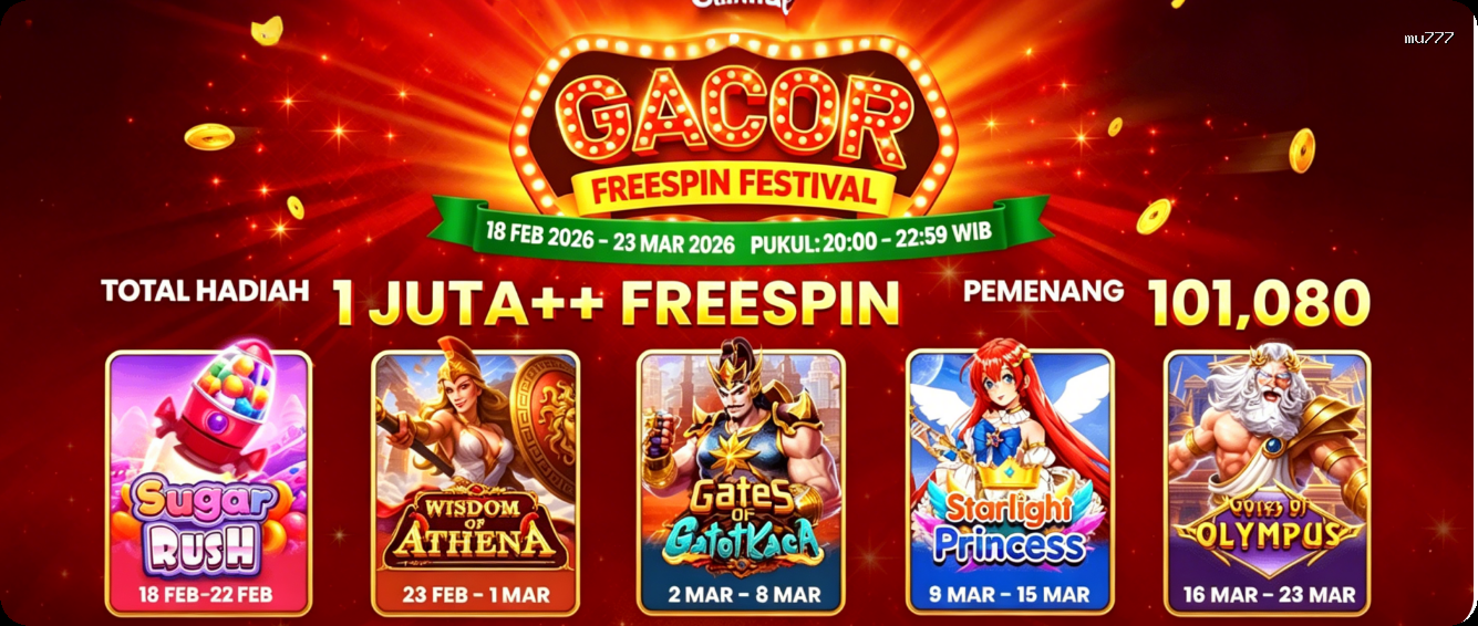 Login mu777 Sekarang Bonus Melimpah